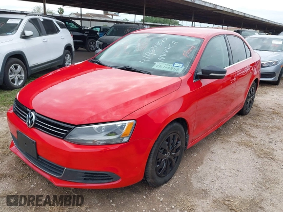 2013 Volkswagen Jetta SE with VIN 3VWDP7AJ1DM407600, listed as a IAAI auction lot 41955842 with Not provided miles and . Bid and sale history available at DreamBid. Image 2.