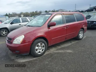 2006 Kia Sedona LX with VIN KNDMB233166049047, listed as a Copart auction lot 52493085 with 150,159 mi miles and Salvage Title. Bid and sale history available at carsss.com. Image 1.