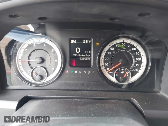 2017 Ram 1500 Express with VIN 1C6RR7KTXHS726128, listed as a IAAI auction lot 42077301 with 92,565 mi miles and . Bid and sale history available at DreamBid. Image 7.