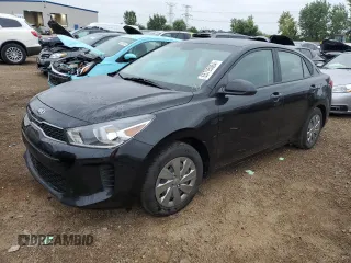 2020 Kia Rio LX with VIN 3KPA24AD4LE358737, listed as a Copart auction lot 65795064 with 27,195 mi miles and Salvage Title. Bid and sale history available at carsss.com. Image 1.