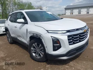 2025 Chevrolet Equinox FWD LT with VIN 3GNAXHEG2SL287911, listed as a IAAI auction lot 42151587 with 2,337 mi miles and . Bid and sale history available at DreamBid. Image 1.