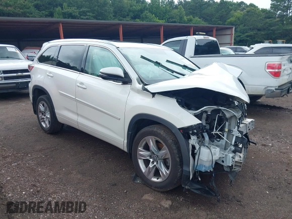 2016 Toyota Highlander Limited with VIN 5TDDKRFH2GS353523, listed as a IAAI auction lot 42440458 with 149,977 mi miles and . Bid and sale history available at DreamBid. Image 1.