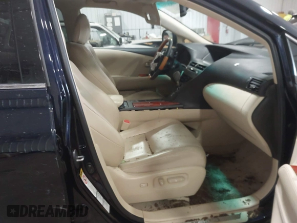 2010 Lexus RX 350 with VIN 2T2BK1BA7AC033174, listed as a IAAI auction lot 41829351 with 0 mi miles. Bid and sale history available at carsss.com. Image 5.