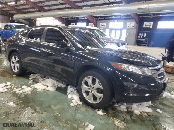 2010 Honda Accord Crosstour EX-L with VIN 5J6TF2H5XAL002873, listed as a Copart auction lot 45268345 with 111,804 mi miles and Salvage Title. Bid and sale history available at carsss.com. Image 4.