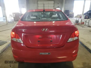 2013 Hyundai Accent GLS with VIN KMHCT4AE8DU343459, listed as a Copart auction lot 52325165 with 87,519 mi miles and Salvage Title. Bid and sale history available at carsss.com. Image 6.