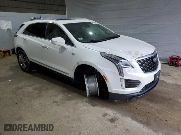 2022 Cadillac XT5 AWD Premium Luxury with VIN 1GYKNDRS1NZ108680, listed as a Copart auction lot 55729425 with 44,406 mi miles and Salvage title. Bid and sale history available at DreamBid. Image 4.