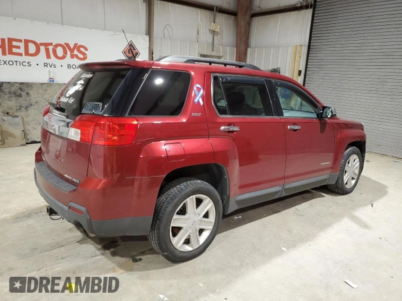 2012 GMC Terrain SLT-1 with VIN 2GKFLVE58C6277725, listed as a Copart auction lot 44500425 with 44,792 mi miles and Salvage Title. Bid and sale history available at carsss.com. Image 3.