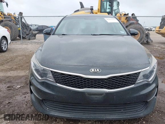 2016 Kia Optima LX with VIN KNAGT4L37G5070799, listed as a IAAI auction lot 41963239 with 116,308 mi miles. Bid and sale history available at carsss.com. Image 6.