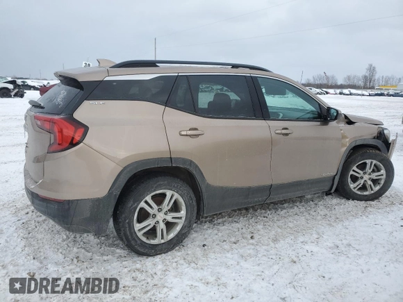 2018 GMC Terrain SLE with VIN 3GKALMEV4JL237686, listed as a Copart auction lot 44544425 with 133,609 mi miles and Clean Title. Bid and sale history available at carsss.com. Image 3.