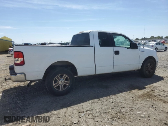 2005 Ford F-150 XLT with VIN 1FTPX12575FB38163, listed as a Copart auction lot 57256425 with 150,834 mi miles and Clean title. Bid and sale history available at DreamBid. Image 3.