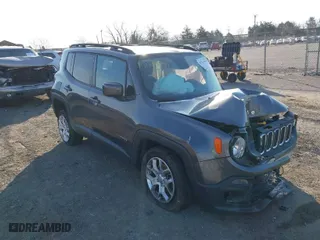 2016 Jeep Renegade Latitude with VIN ZACCJBBT5GPE31211, listed as a IAAI auction lot 41763491 with 85,954 mi miles. Bid and sale history available at carsss.com. Image 1.