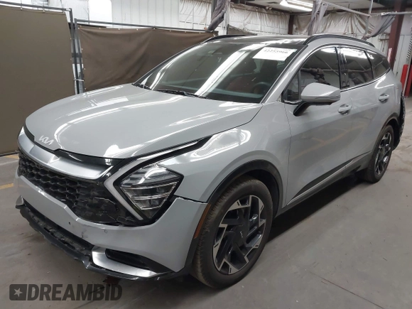 2023 Kia Sportage SX-Prestige with VIN 5XYK53AF2PG035318, listed as a IAAI auction lot 42255966 with 46,330 mi miles and . Bid and sale history available at DreamBid. Image 17.