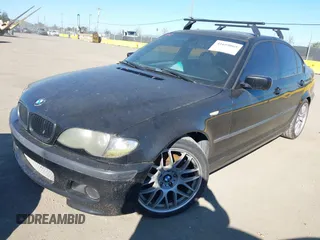 2005 BMW 3 Series 330i with VIN WBAEV53445KM41495, listed as a IAAI auction lot 41659065 with 164,868 mi miles. Bid and sale history available at carsss.com. Image 2.