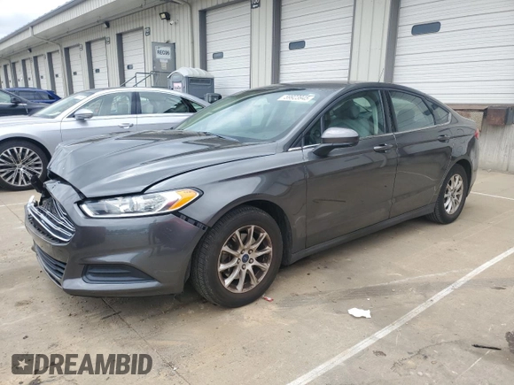 2016 Ford Fusion S with VIN 1FA6P0G70G5133272, listed as a Copart auction lot 59923945 with 76,994 mi miles and Salvage title. Bid and sale history available at DreamBid. Image 1.