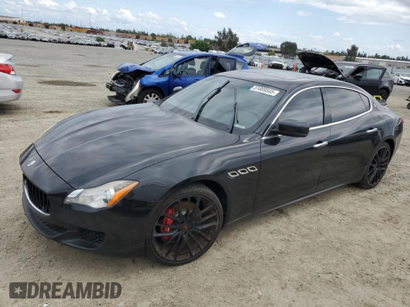 2016 Maserati Quattroporte S Q4 z VIN ZAM56RRA1G1167021, wystawiony jako Copart lot #51009545 z przebiegiem 93 847 mil mil oraz Tytuł czysty. Historia ofert i sprzedaży dostępna na DreamBid. Obrazek 1.