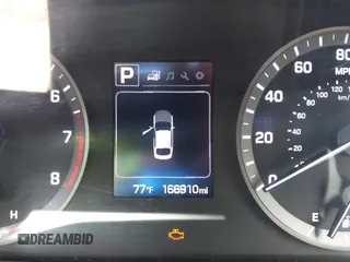 2015 Hyundai Sonata 2.4L SE with VIN 5NPE24AF0FH124081, listed as a IAAI auction lot 42187407 with 166,910 mi miles. Bid and sale history available at carsss.com. Image 7.