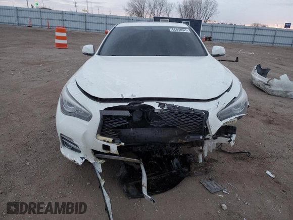 2017 Infiniti Q50 3.0t Signature Edition with VIN JN1EV7AR6HM839297, listed as a Copart auction lot 88598045 with 78,307 mi miles and Salvage Title. Bid and sale history available at carsss.com. Image 5.