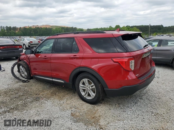 2020 Ford Explorer XLT z VIN 1FMSK8DH1LGC40151, wystawiony jako Copart lot #54750995 z przebiegiem 56 415 mil mil oraz Szkoda całkowita • Salvage title. Historia ofert i sprzedaży dostępna na DreamBid. Obrazek 2.