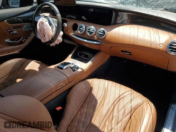2020 Mercedes-Benz S 63 AMG with VIN WDDXJ8JB7LA040820, listed as a Copart auction lot 65985844 with Not Provided miles and Salvage Title. Bid and sale history available at DreamBid. Image 8.