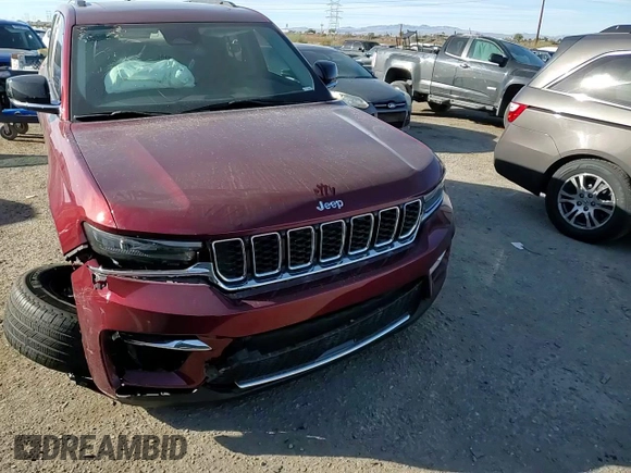 2022 Jeep Grand Cherokee с VIN 1C4RJYB6XN8757050, выставлен на аукционе Copart как лот 43666425 с пробегом 26 396 миль миль и Списание • Salvage title. История ставок и продаж доступна на DreamBid. Изображение 11.