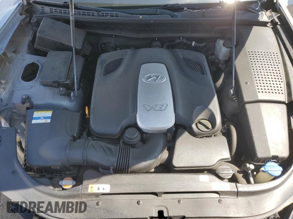 2011 Hyundai Equus Signature with VIN KMHGH4JF0BU029412, listed as a Copart auction lot 51437125 with 89,795 mi miles and Salvage title. Bid and sale history available at DreamBid. Image 12.