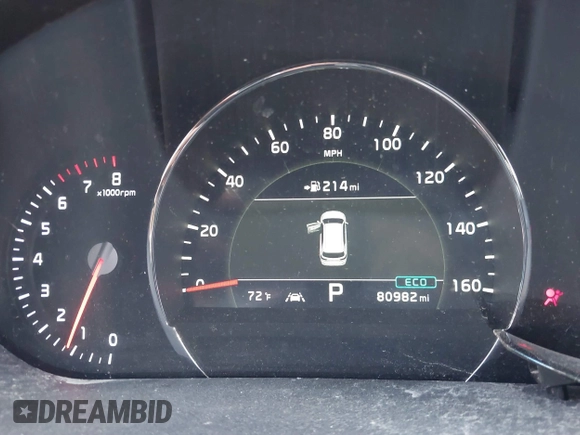 2019 Kia Sorento EX V6 with VIN 5XYPH4A57KG464487, listed as a IAAI auction lot 41664217 with 80,982 mi miles. Bid and sale history available at carsss.com. Image 16.