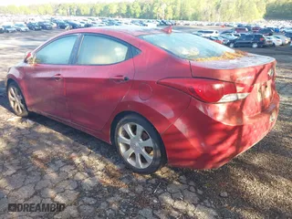 2012 Hyundai Elantra GLS with VIN KMHDH4AE7CU457604, listed as a IAAI auction lot 41993478 with 87,551 mi miles. Bid and sale history available at carsss.com. Image 3.