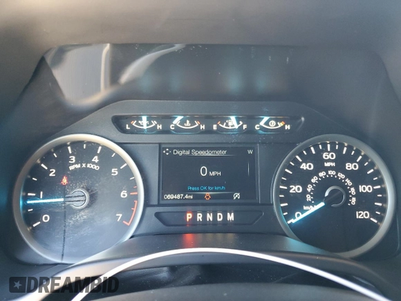 2018 Ford F-150 XL with VIN 1FTFW1EG3JFC40842, listed as a Copart auction lot 54960405 with 69,487 mi miles and Clean Title. Bid and sale history available at carsss.com. Image 9.