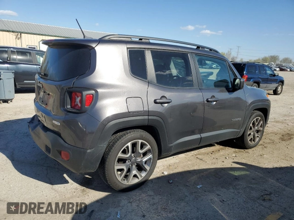 2017 Jeep Renegade Latitude z VIN ZACCJABB5HPF18349, wystawiony jako Copart lot #52954395 z przebiegiem 82 270 mil mil oraz Szkoda całkowita • Salvage title. Historia ofert i sprzedaży dostępna na DreamBid. Obrazek 3.