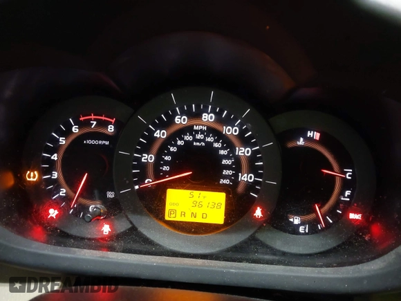 2009 Toyota RAV4 with VIN JTMBK33V29D006223, listed as a IAAI auction lot 41956112 with 96,138 mi miles. Bid and sale history available at carsss.com. Image 7.