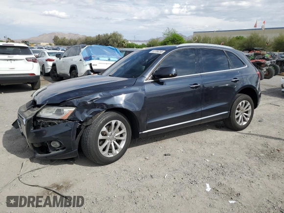 2015 Audi Q5 Premium Plus with VIN WA1LFAFP7FA137603, listed as a Copart auction lot 53709255 with 90,052 mi miles and Salvage title. Bid and sale history available at DreamBid. Image 1.
