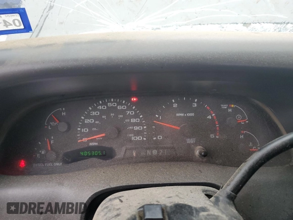 2003 Ford Super Duty F-250 XL with VIN 1FTNW20F53EA25424, listed as a Copart auction lot 72467814 with 405,305 mi miles and Salvage Title. Bid and sale history available at carsss.com. Image 9.