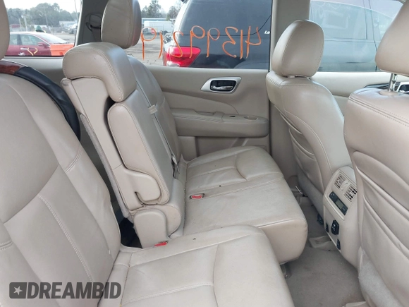 2013 Nissan Pathfinder SV with VIN 5N1AR2MMXDC611804, listed as a IAAI auction lot 41399219 with 185,384 mi miles. Bid and sale history available at carsss.com. Image 8.