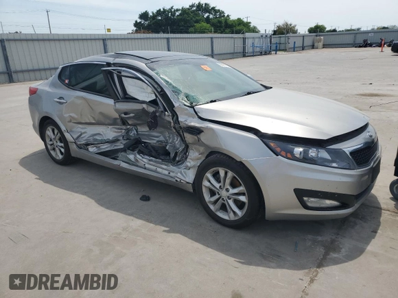 2013 Kia Optima EX with VIN 5XXGN4A76DG223408, listed as a Copart auction lot 52455765 with 71,358 mi miles and Salvage Title. Bid and sale history available at carsss.com. Image 4.