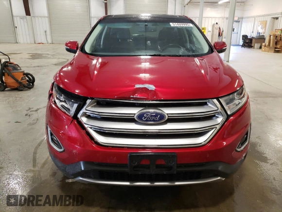 2015 Ford Edge SEL with VIN 2FMTK4J83FBC20884, listed as a Copart auction lot 51409995 with 75,600 mi miles and Salvage Title. Bid and sale history available at carsss.com. Image 5.