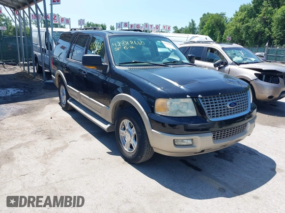 2006 Ford Expedition Eddie Bauer z VIN 1FMPU17596LB00921, wystawiony jako IAAI lot #42388660 z przebiegiem Nie podano mil oraz . Historia ofert i sprzedaży dostępna na DreamBid. Obrazek 1.