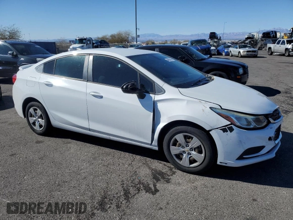 2018 Chevrolet Cruze LS with VIN 1G1BC5SM9J7154902, listed as a Copart auction lot 44809405 with 94,925 mi miles and Salvage Title. Bid and sale history available at DreamBid. Image 4.