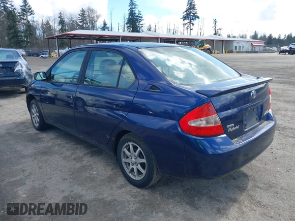 2003 Toyota Prius with VIN JT2BK12U430075094, listed as a IAAI auction lot 41725645 with 222,931 mi miles. Bid and sale history available at carsss.com. Image 3.