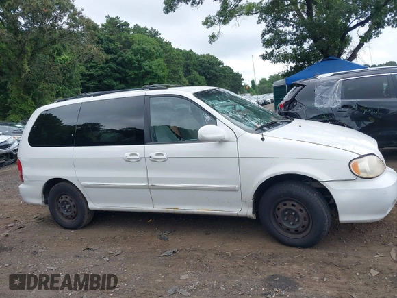 2004 Kia Sedona LX with VIN KNDUP131446493787, listed as a IAAI auction lot 40004348 with 168,374 mi miles. Bid and sale history available at carsss.com. Image 13.