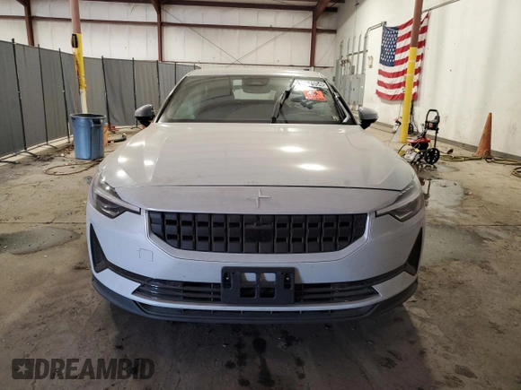 2023 Polestar 2 with VIN YSMEG3KA8PL159810, listed as a Copart auction lot 75907054 with 0 mi miles and Salvage Title. Bid and sale history available at carsss.com. Image 5.