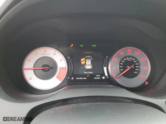 2020 Acura RDX w/A-Spec Pkg with VIN 5J8TC2H66LL033825, listed as a Copart auction lot 50232085 with 36,482 mi miles and Salvage Title. Bid and sale history available at carsss.com. Image 9.