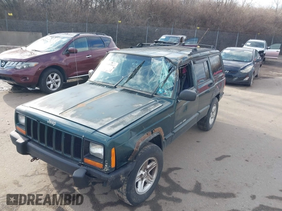 2000 Jeep Cherokee Classic with VIN 1J4FF58S6YL105920, listed as a IAAI auction lot 41497047 with 192,410 mi miles. Bid and sale history available at carsss.com. Image 6.