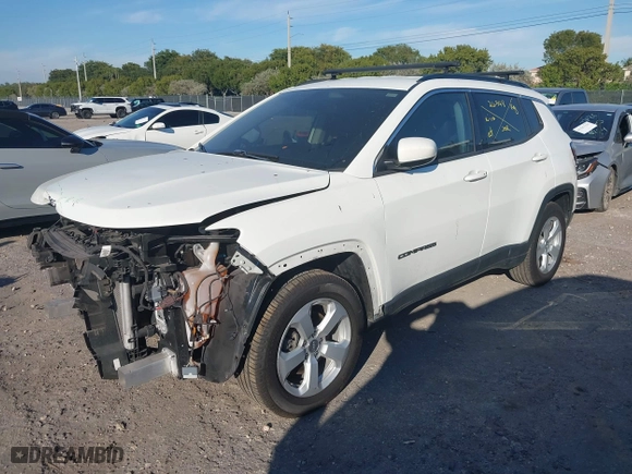 2021 Jeep Compass Altitude with VIN 3C4NJCBB4MT567601, listed as a IAAI auction lot 41433387 with 69,993 mi miles. Bid and sale history available at carsss.com. Image 18.
