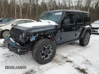 2022 Jeep Wrangler Unlimited Rubicon with VIN 1C4JJXR64NW259788, listed as a Copart auction lot 83600134 with 29,954 mi miles and Clean title. Bid and sale history available at DreamBid. Image 1.
