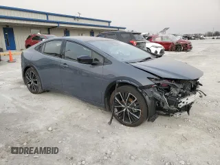 2024 Toyota Prius LE with VIN JTDACAAU5R3027130, listed as a Copart auction lot 50757655 with 2,523 mi miles and Salvage Title. Bid and sale history available at carsss.com. Image 4.