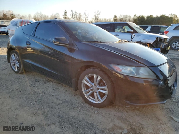 2011 Honda CR-Z with VIN JHMZF1C44BS013303, listed as a Copart auction lot 46244855 with 205,924 mi miles and Salvage Title. Bid and sale history available at carsss.com. Image 4.