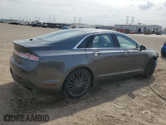 2017 Lincoln MKZ Reserve with VIN 3LN6L5F92HR658835, listed as a Copart auction lot 56491035 with 117,346 mi miles and Salvage title. Bid and sale history available at DreamBid. Image 3.