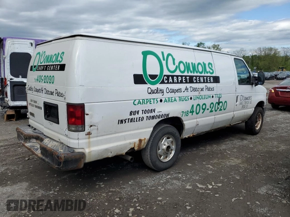 2011 Ford Econoline Cargo Commercial with VIN 1FTNS2EW6BDA71613, listed as a Copart auction lot 55014745 with 169,893 mi miles and Clean Title. Bid and sale history available at DreamBid. Image 3.