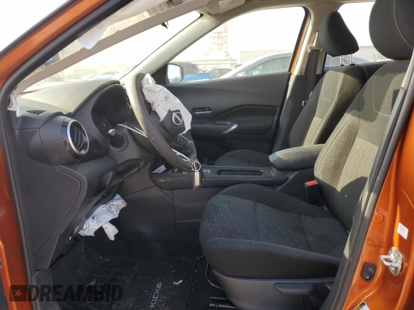 2024 Nissan Kicks SV with VIN 3N1CP5CV7RL561747, listed as a Copart auction lot 42876005 with 10,423 mi miles and Salvage Title. Bid and sale history available at DreamBid. Image 7.