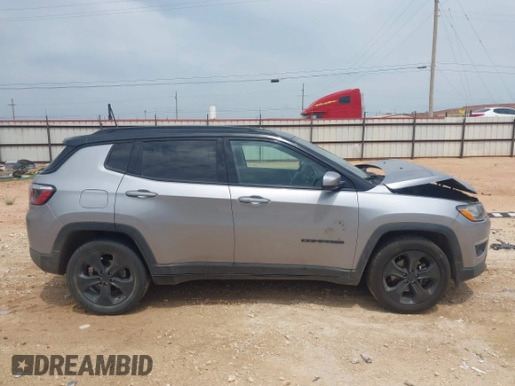 2018 Jeep Compass Latitude with VIN 3C4NJCBBXJT494116, listed as a IAAI auction lot 42150992 with 96,125 mi miles and . Bid and sale history available at DreamBid. Image 13.
